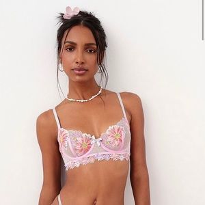 Love & Lemons - Aster Embroidery Underwire Bra